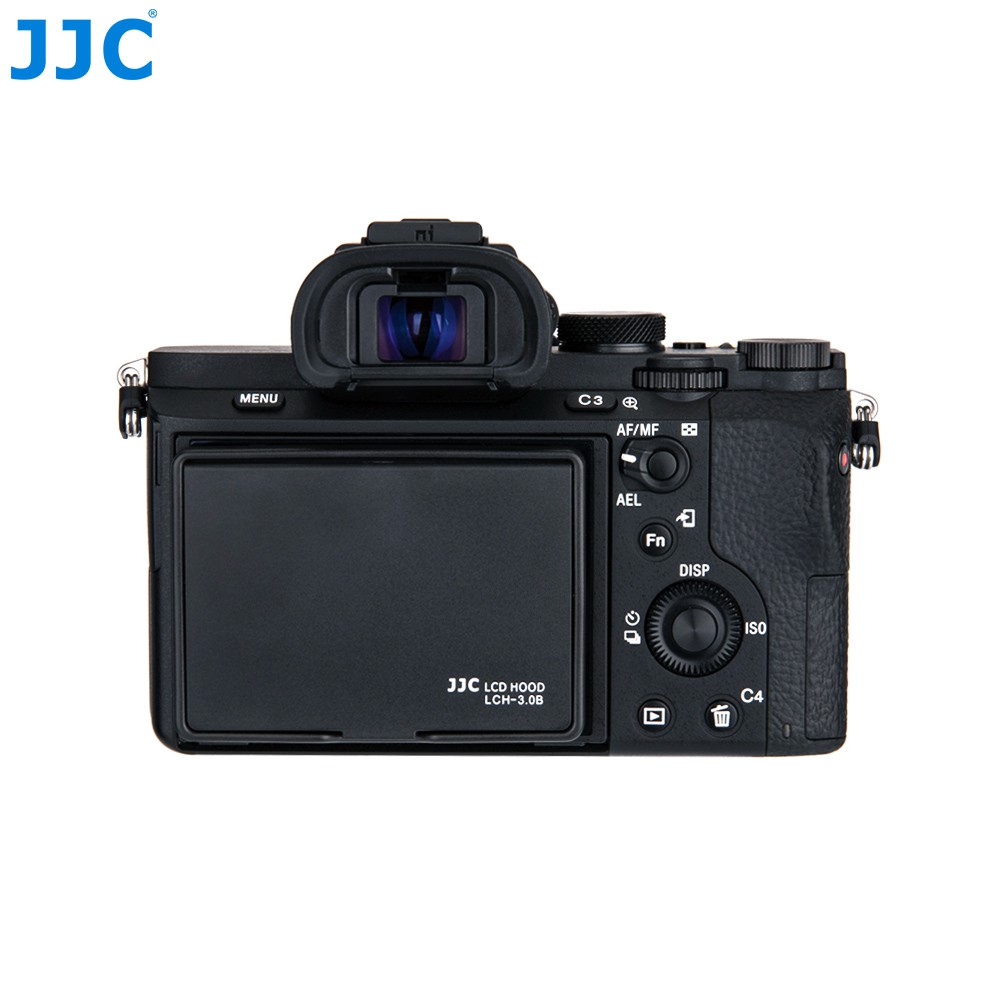 Màn hình LCD JJC siêu mỏng che nắng có thể gập lại cho màn hình máy ảnh 2.5'' 2.8'' 3'' khi chụp ảnh ngoài trời