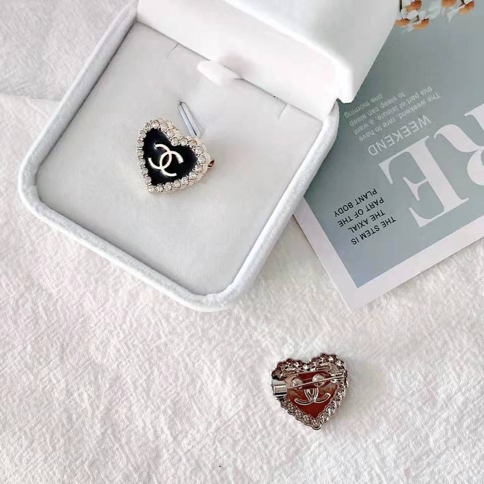 Ghim Cài Áo mini Màu Đen Kiểu vintage Thời Trang