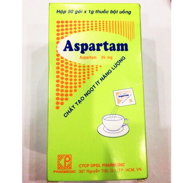 Aspartam - đường dành cho người tiểu đường, béo phì...)(sản phẩm của công ty Pharmedic)