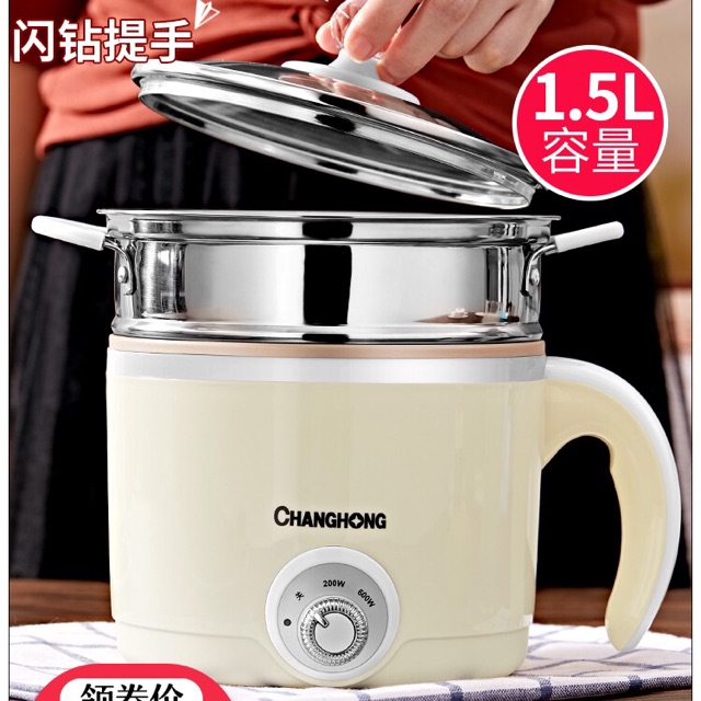 Nồi nẩu mini tay cầm chống dính đa năng 1,5l