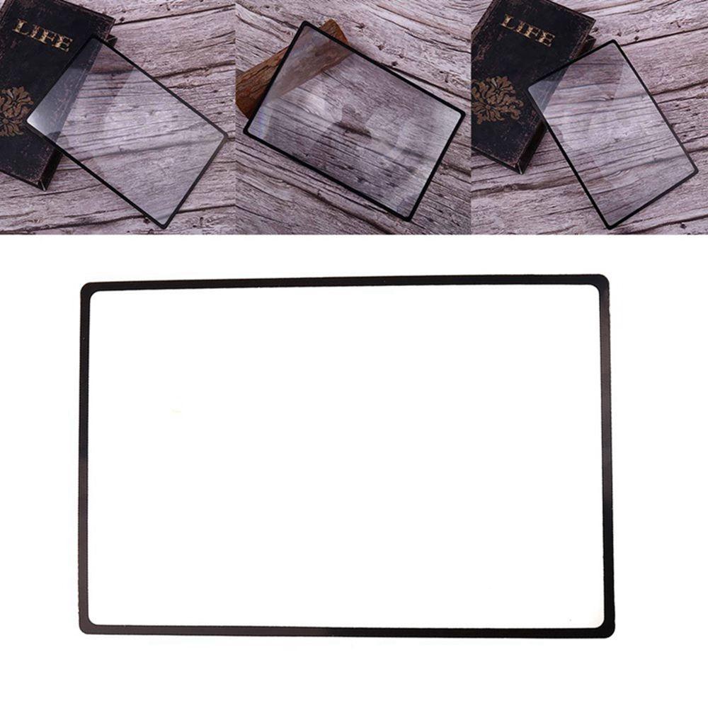 KUNHEV Tấm Kính Lúp Siêu Mỏng Khổ A5 180X120mm X3