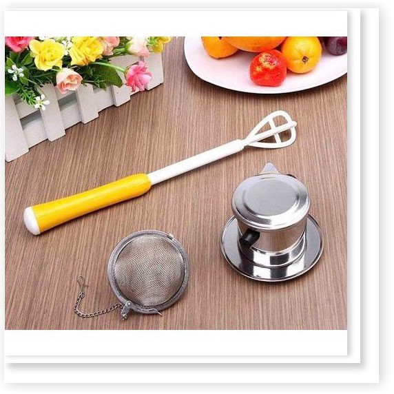 Cây đánh trứng inox 💖𝑭𝑹𝑬𝑬𝑺𝑯𝑰𝑷💖 Cây đánh cafe - Cây đánh trứng bằng thép không gỉ  25 cm loại lớn, tiện lợi và