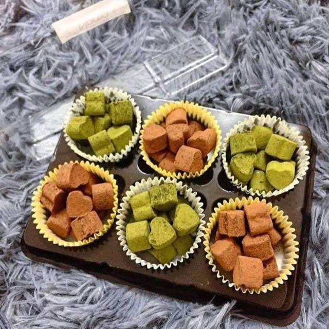 Set nama chocolate và matcha