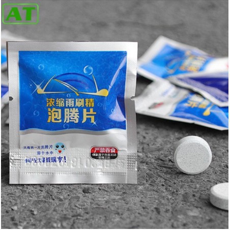 Combo 10 Viên sủi rửa kính ô tô - Tẩy sạch kính, 100% sinh học, thân thiện môi trường