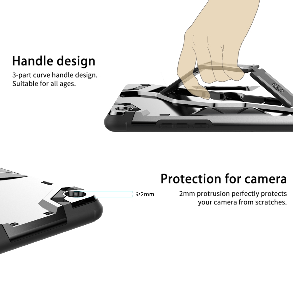 Xiaomi Mi Pad 4 MiPad 4 MiPad4 8.0 inch Case Shockproof TPU+PC Portable Hand Strap Stand Tablet Cover | BigBuy360 - bigbuy360.vn