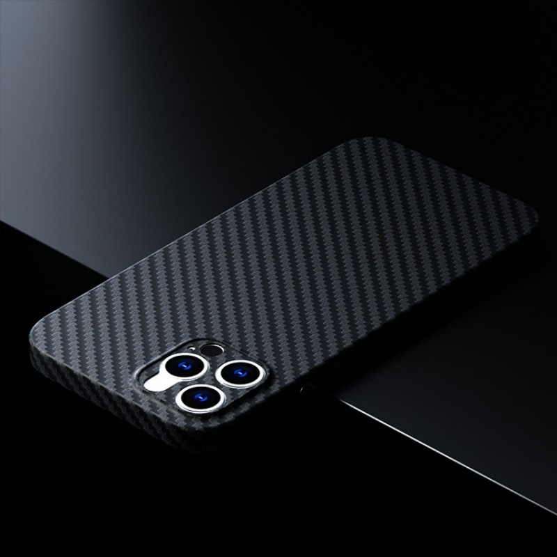 Ốp Điện Thoại Sợi carbon Siêu Mỏng Màu Đen Nhám Cho iphone 13 pro 12 pro max 0.3mm 11 xs max xr x/xs 7 8 plus