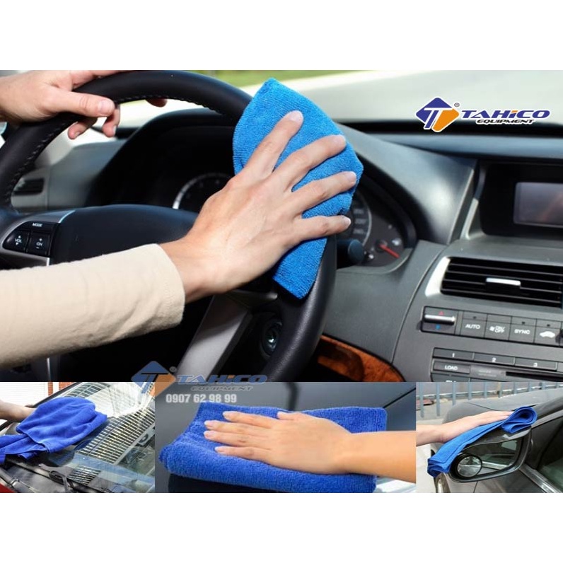 Khăn Lau Xe Chuyên Dụng Không Làm Trầy Xước Xe Microfiber