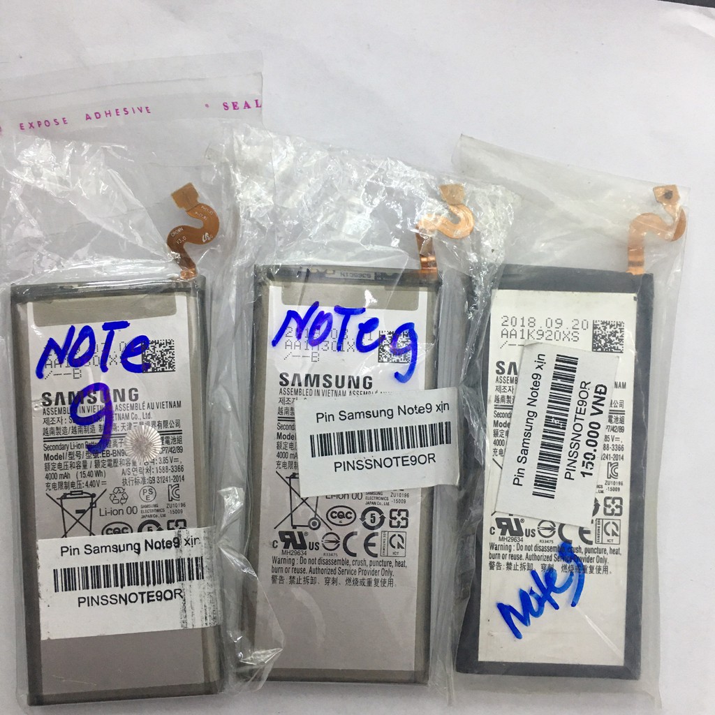 Pin Samsung  Note 9 - Pin zin hãng bóc máy