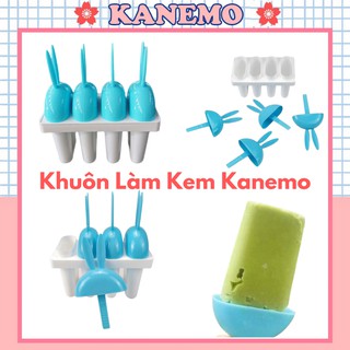 Khuôn Làm Kem Kanemo khuôn làm 4 kem que Việt Nhật 4-5618