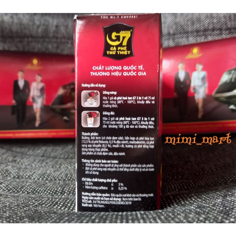 Cà Phê Hòa Tan G7 3 Trong 1 Hộp 21 Gói x 16g | BigBuy360 - bigbuy360.vn