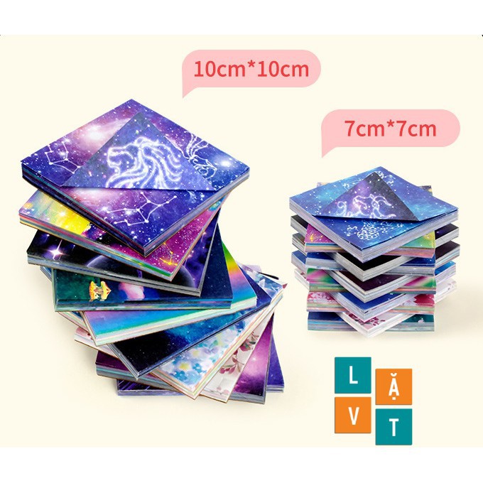 [MẪU MỚI 2021] - Giấy origami vuông 15 Cm nhiều mẫu lựa chọn - Giấy gấp hạc 2 mặt