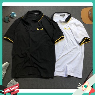 {HÌNH THẬT} Áo Thun Nam Có Cổ Logo Thêu Săc Xảo Siêu Đẹp 2019