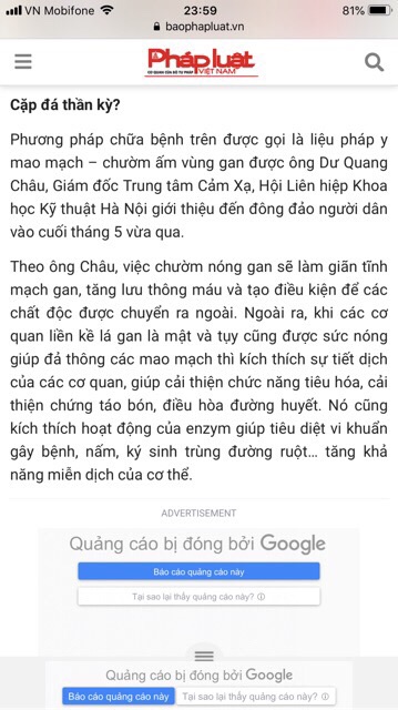 ĐÁ CHƯỜM GAN