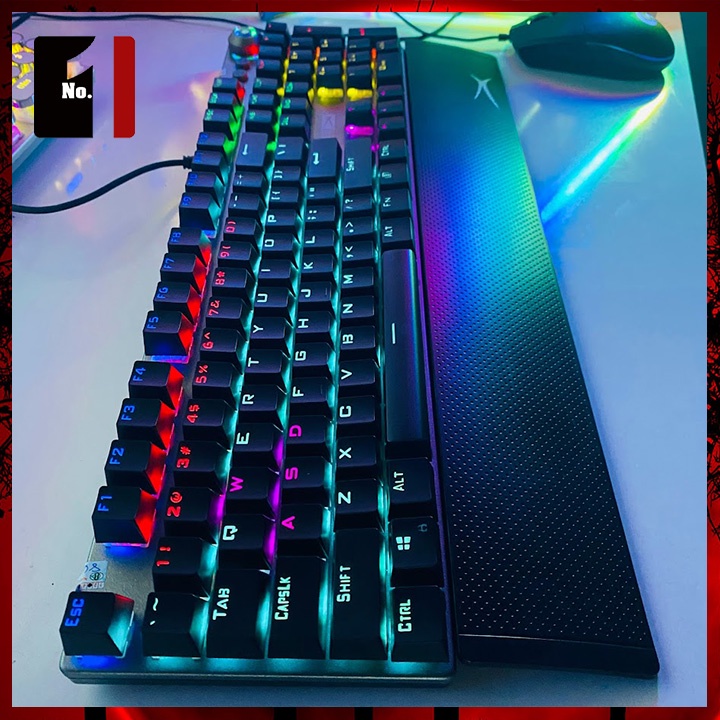 Bàn Phím Cơ Gaming Keycap Xuyên Led ALTEC ALGK 8614 Led Rgb Bàn Phím Máy Tính Laptop Có Nút Điều Chỉnh Âm Lượng