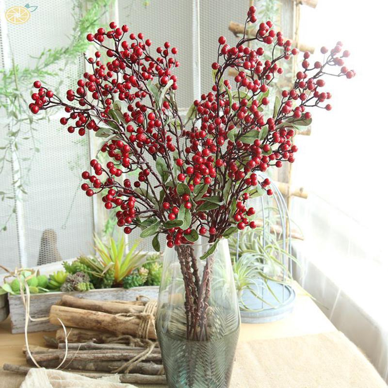 Cành cherry nhân tạo dễ thương dùng để trang trí năm mới