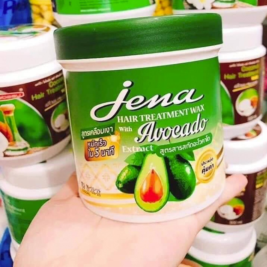 Kem ủ tóc dầu Dừa/ Bơ Jena hair treatment  Thái Lan 500ml/hủ