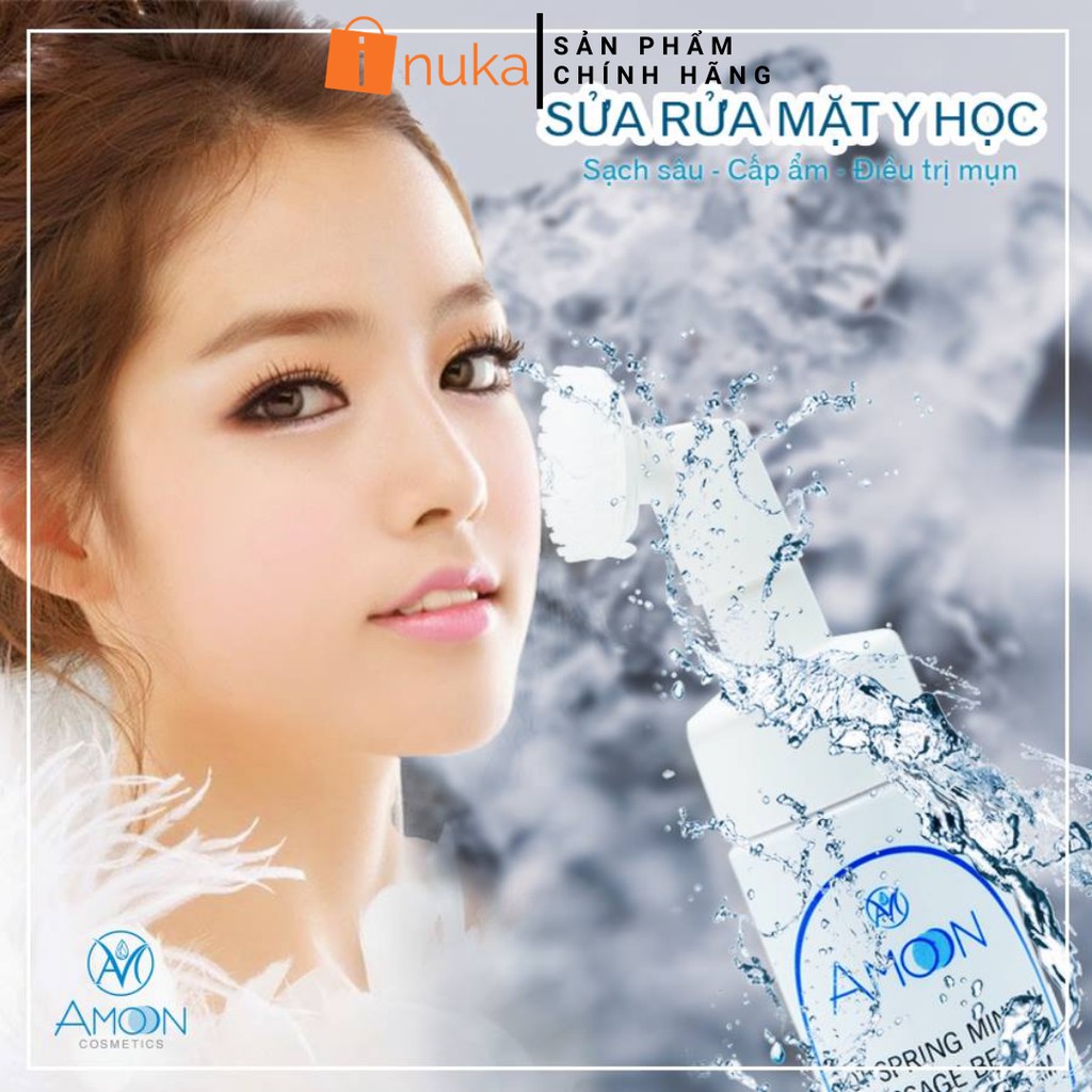 [Hàng Hàn Quốc] Sữa Rửa Mặt Đầu Cọ Tạo Bọt Y Học Amoon (120ml) | BigBuy360 - bigbuy360.vn