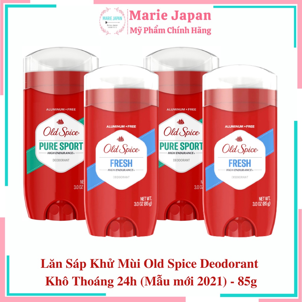 Lăn Sáp Khử Mùi Old Spice Deodorant Khô Thoáng 24H (Mẫu mới ) - 68g