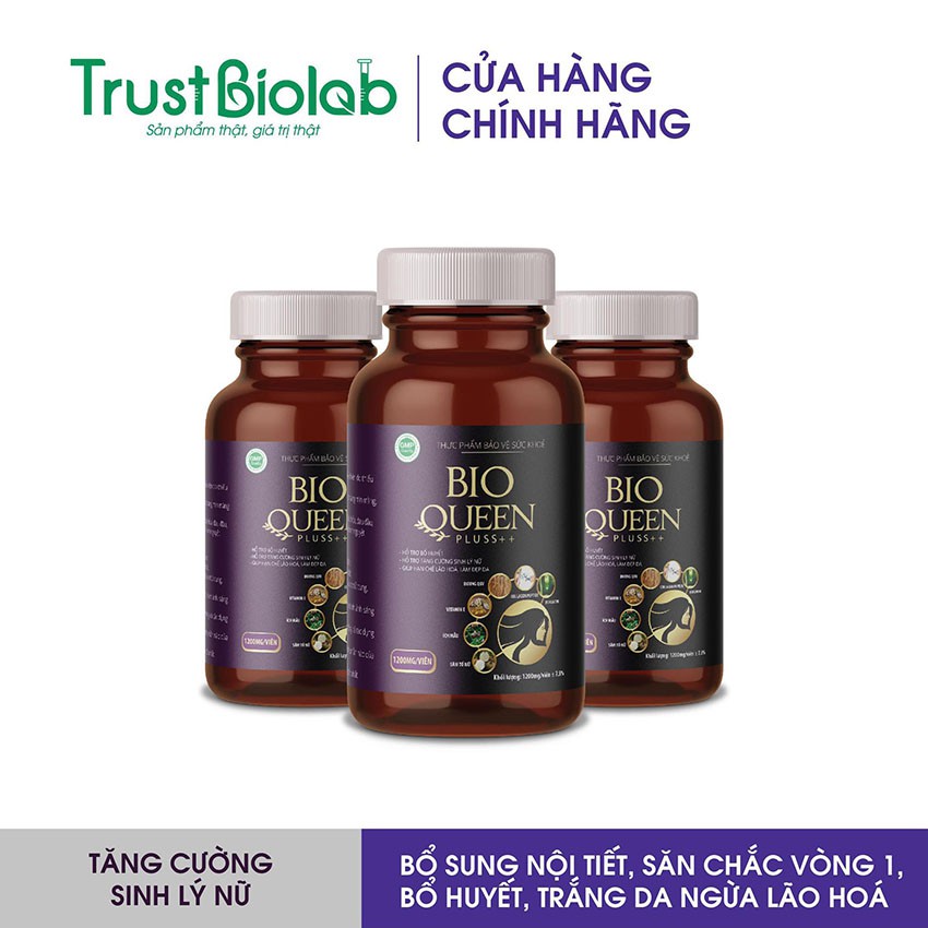[CHÍNH HÃNG] Tăng cường nội tiết tố nữ, hỗ trợ điều trị khô hạn, lão hóa,tăng kích thước vòng 1, BIOQUEEN PLUSS-WOOGROUP | BigBuy360 - bigbuy360.vn