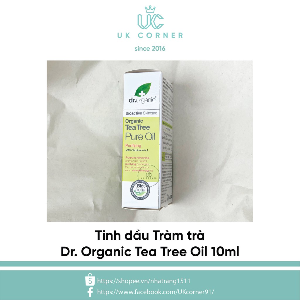 Tinh dầu Tràm trà Dr. Organic Tea Tree Oil 10ml