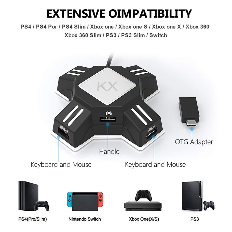 Bộ Chuyển Đổi Chuột Và Bàn Phím Hỗ Trợ Cho PS3 X Series