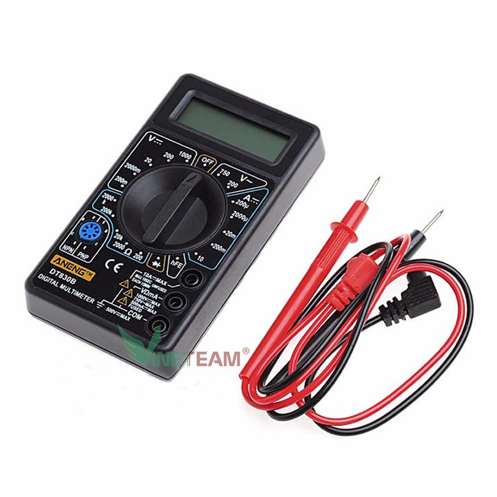 Đồng hồ vạn năng DT-830B đo thông mạch cho thợ điện AC/DC ✔Đồng hồ đo điện vạn năng kỹ thuật số -dc4435