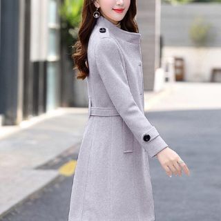 ÁO KHOÁC DẠ CỔ TRỤ 5 NÚT CAO CẤP
