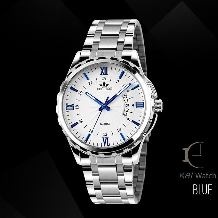 SALE-Đồng hồ nam FOURRON-Dây hợp kim thép không gỉ cao cấp + Tặng vòng tay cao cấp | BigBuy360 - bigbuy360.vn