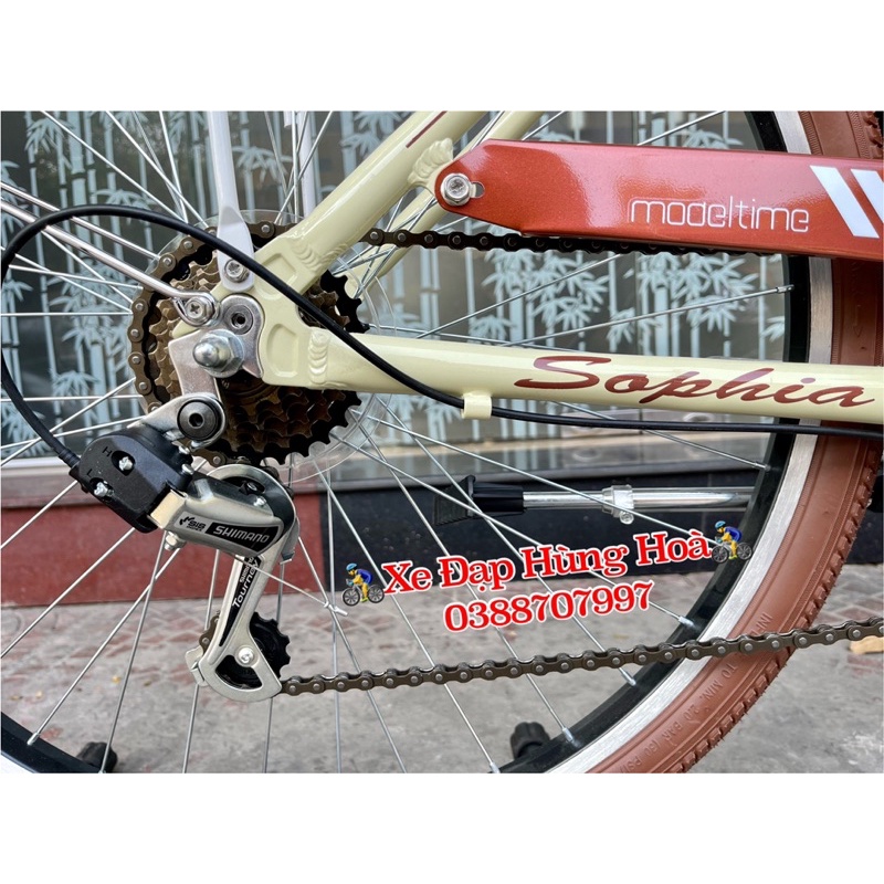 Xe Đạp Thể Thao Nữ California Modeltime Sophia Bản Mới 2022