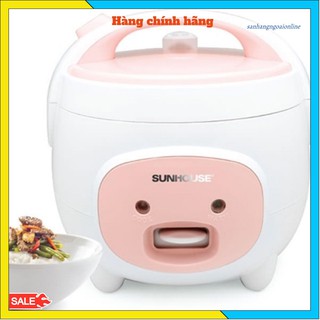 Nồi Cơm Điện Sunhouse 1,2l SHD8217W - hàng chính hãng nấu cơm ngon