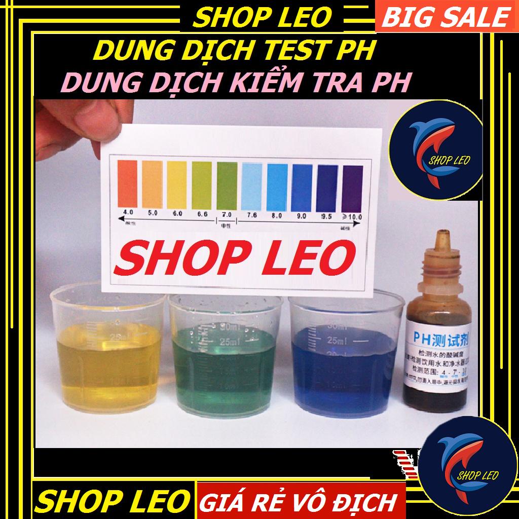 Dung dịch test PH - Giấy Quỳ test PH - Dung dịch thử độ PH - Kiểm tra chất lượng PH nước - Shopleo