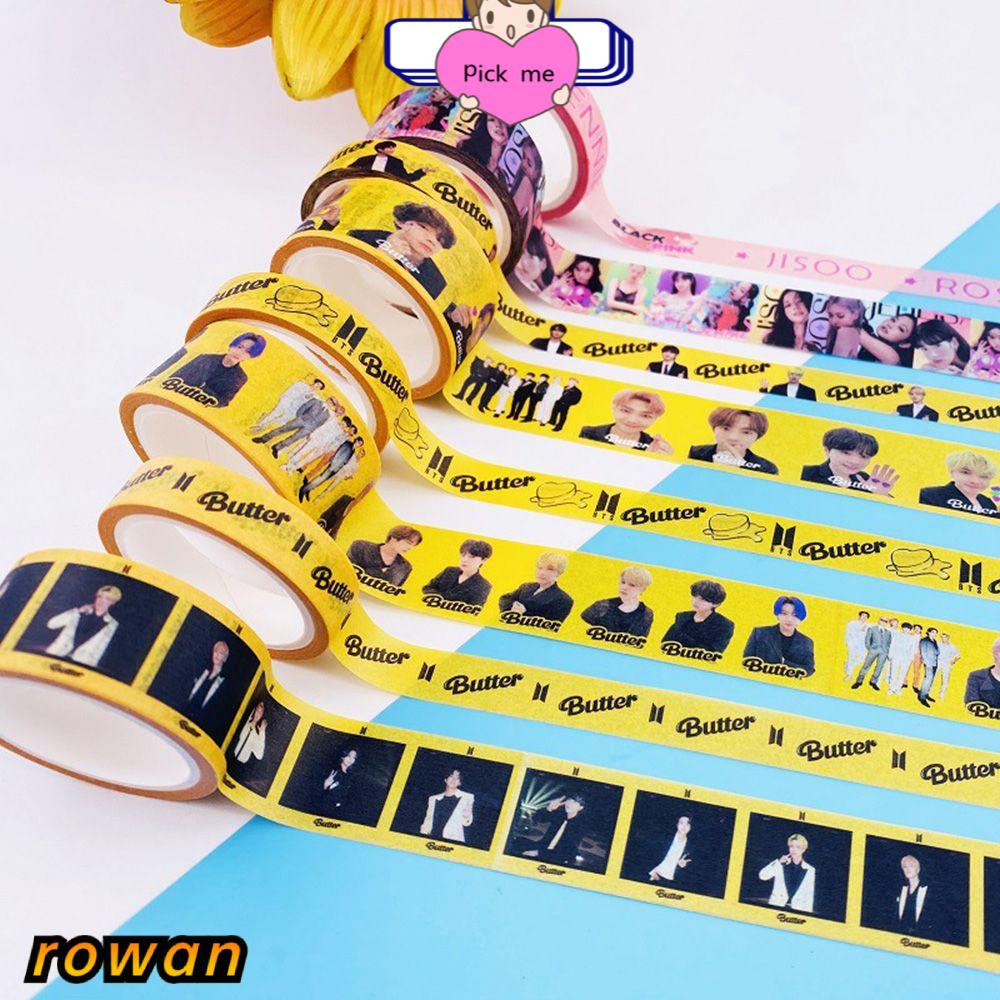 Cuộn Băng Keo Washi In Họa Tiết Bt21 Bts Không Độc Hại Siêu Bền Tiện Dụng
