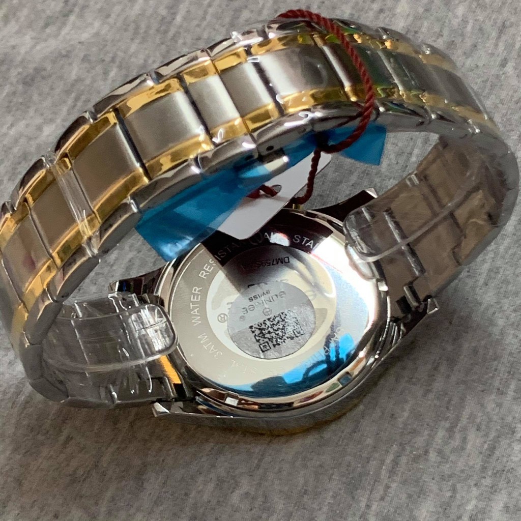 Đồng hồ Sunrise Nam chính hãng Nhật Bản DM759SWA.SG.T kính saphire chống trầy - bảo