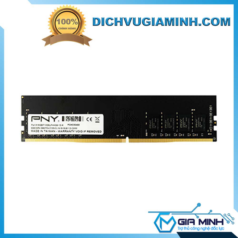 [Mã 155ELSALE giảm 7% đơn 300K] RAM Máy Tính Thương Hiệu Mỹ Giá Rẻ PNY 8GB Bus 2666 CL16