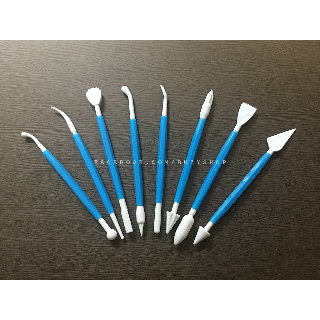 bộ dụng cụ tạo hình 8 món [nguyên liệu thủ công, phụ liệu handmade]