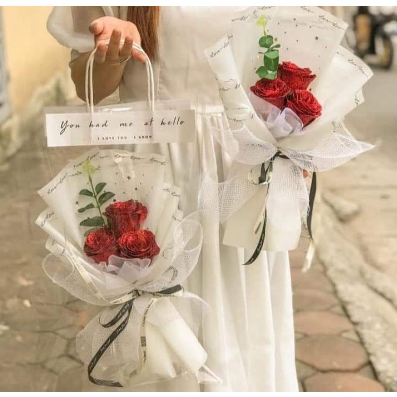 Túi bóng đựng hoa trong suốt loại 1-