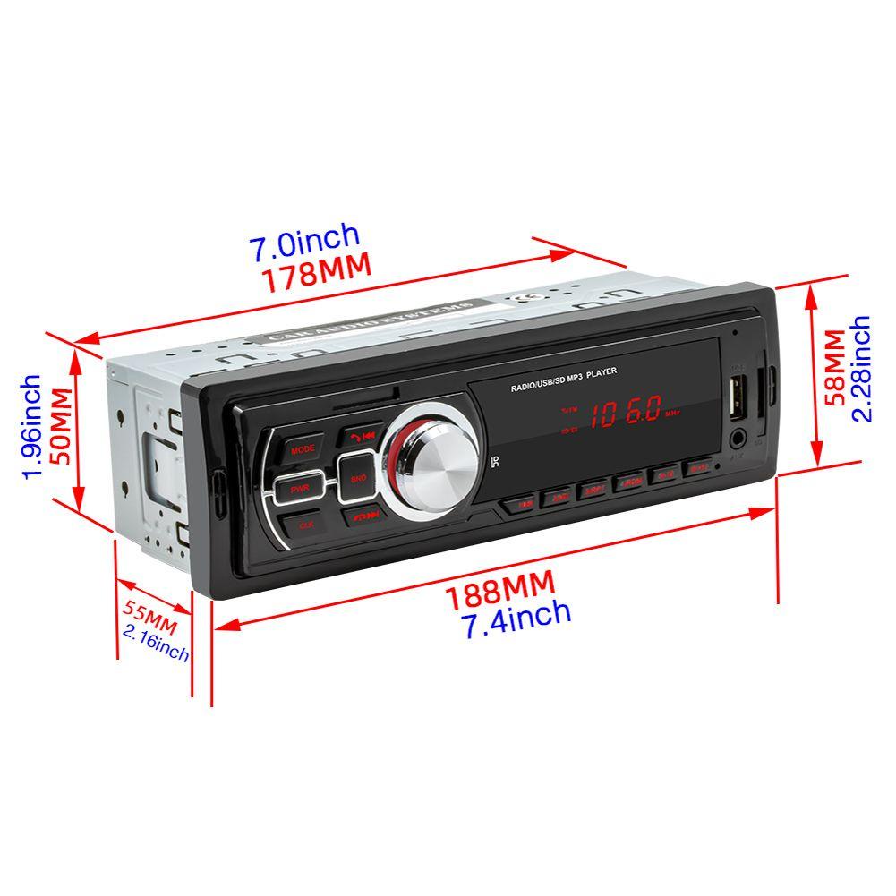 Máy Nghe Nhạc MP3 12V Rảnh Tay Cho Xe Hơi