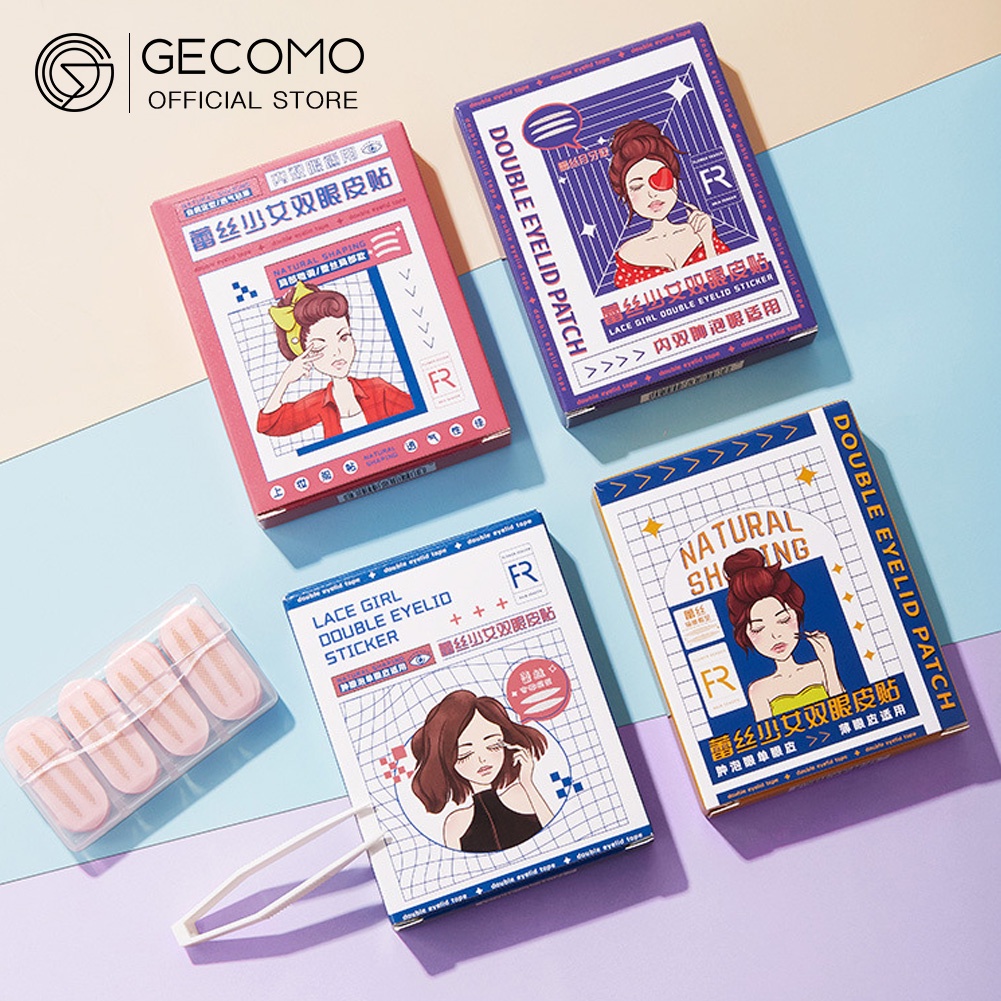 Túi 200 miếng dán nhấn mí GECOMO chuyên dụng trang điểm làm đẹp