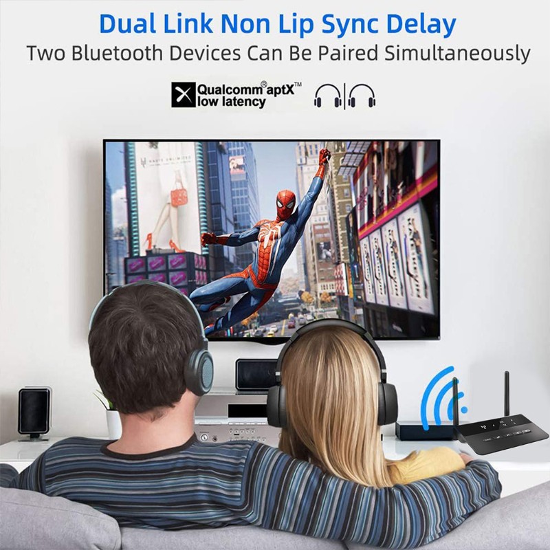 Bộ thu phát tín hiệu âm thanh RCA Bluetooth 5.0 cao cấp