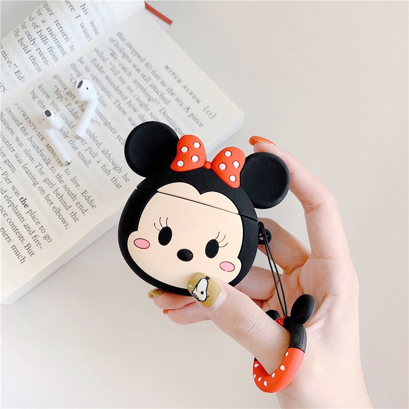 Ốp Bảo Vệ Hộp Đựng Tai Nghe Airpods 12 Hình Hoạt Hình Xinh Xắn