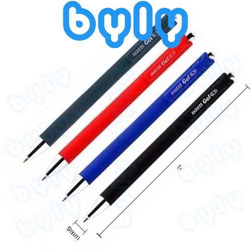 Bút gel bấm ngòi 0.5mm vỏ nhám BAOKE | PC1902 - ByLy Store