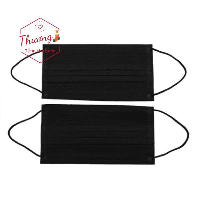 KHẨU TRANG Y TẾ ĐEN 4 lớp (Túi 10 cái) | WebRaoVat - webraovat.net.vn