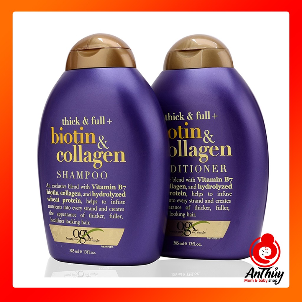 Cặp gội xả Biotin&amp;Collagen 385ml