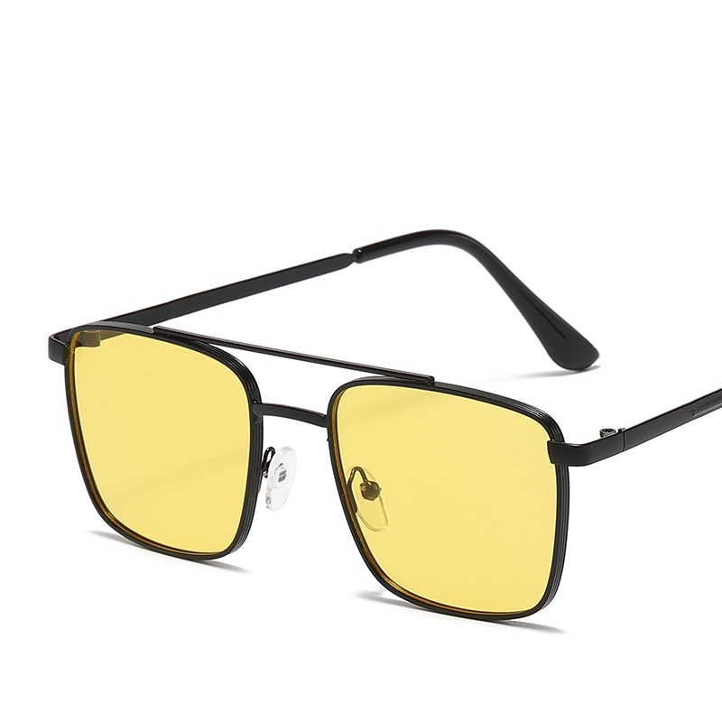 Kính Mát Gọng Kim Loại Màu Sắc Nổi Bật Cho Nam Nữ