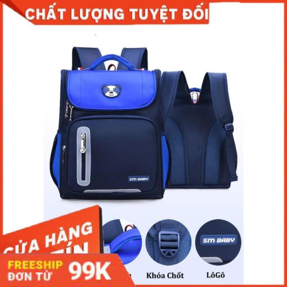 Balo chống gù lưng cao cấp SM BABY - Mẫu mới 2021