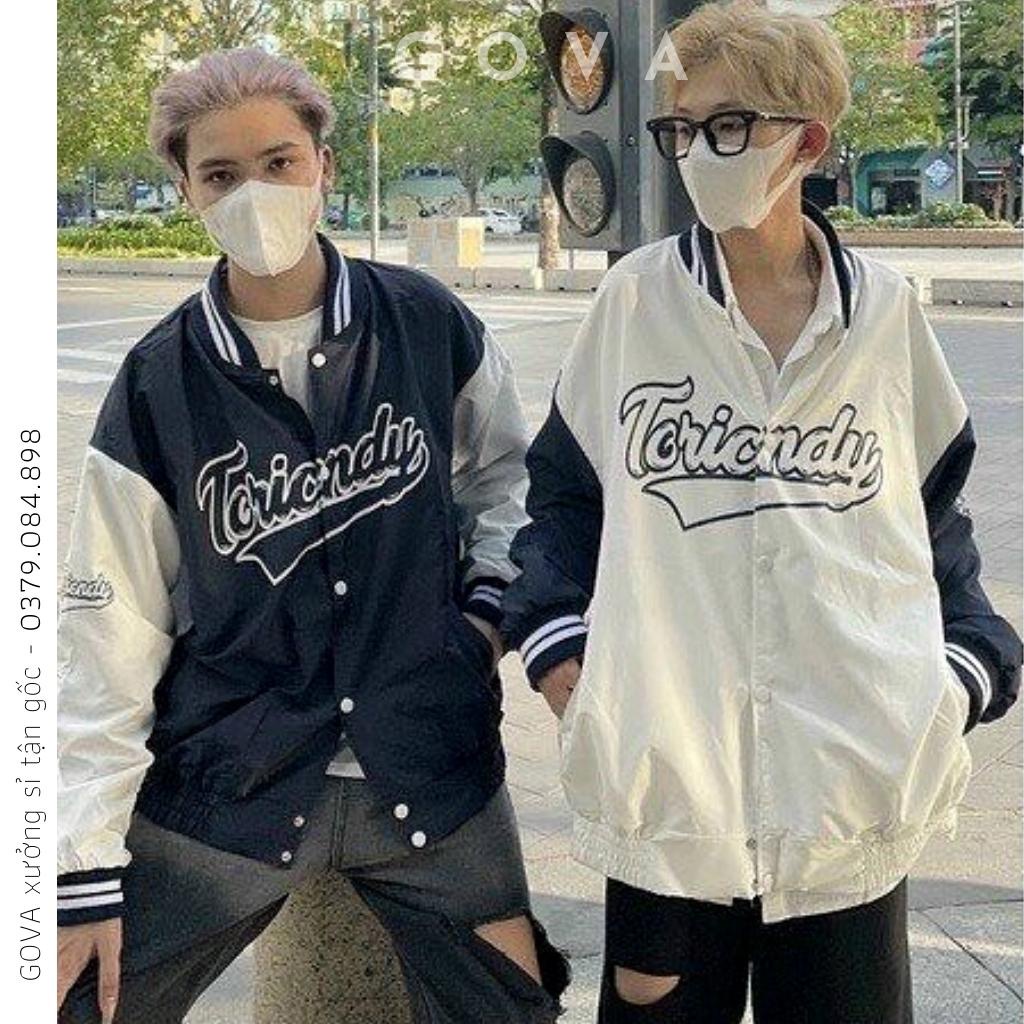 Áo Khoác Bomber Dù In TORI.CNDY Form Rộng Nam Nữ Ulzzang Unisex Thời Trang GOVA