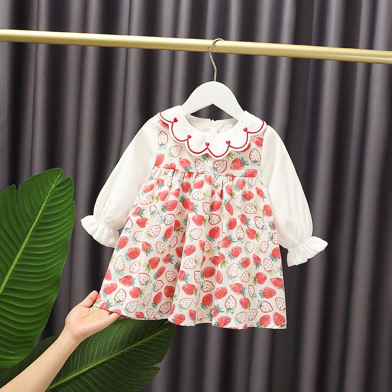 Váy Nhung Bé Gái Mặc Chơi Tết Size 8kg-18kg