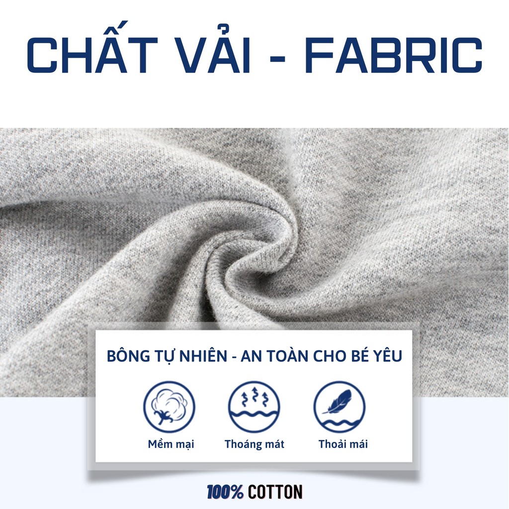 Quần thun dài bé trai 27Kids Quần thu đông nam 100% Cotton cho trẻ từ 2-10 tuổi BLPE3