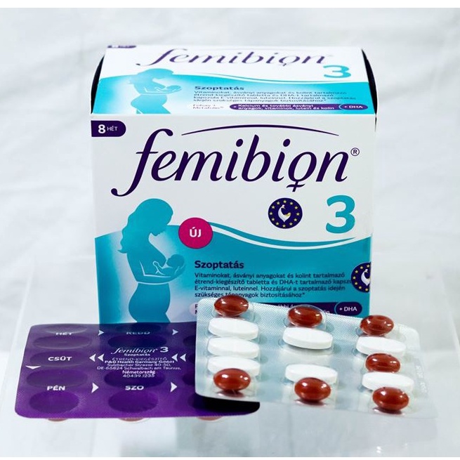 COMBO: 1 Femibion 2 và 1 Femibion 3 sản xuất tại Đức Vitamin bầu và sau bầu.