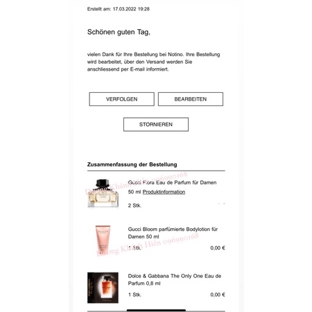 Lotion body hương nươc hoa Gucci Bloom 50ml